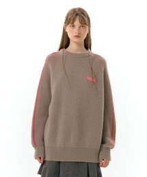 BASIC LOGO WAPPEN KNIT BEIGE (AM2DFUK602A)