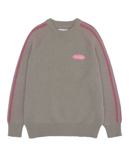 AMESWORLDWIDE(アメスワールドワイド)の「BASIC LOGO WAPPEN KNIT BEIGE (AM2DFUK602A)(ニット/セーター・レディース・その他・FREE)」の4枚目の写真