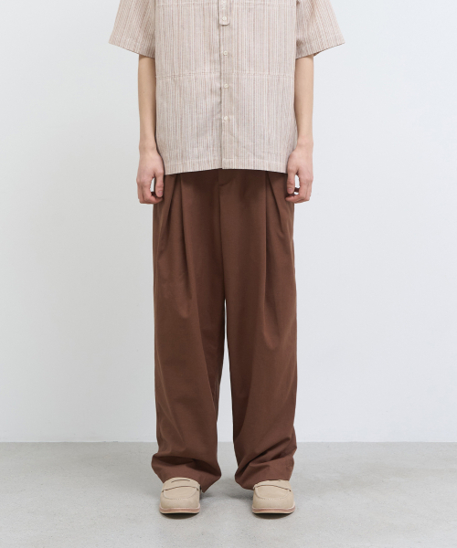 NOISE（ノイズ）の「リネンスリットバンディングパンツ - ブラウン（その他パンツ・レディース・その他・S/M/L）」の2枚目の写真