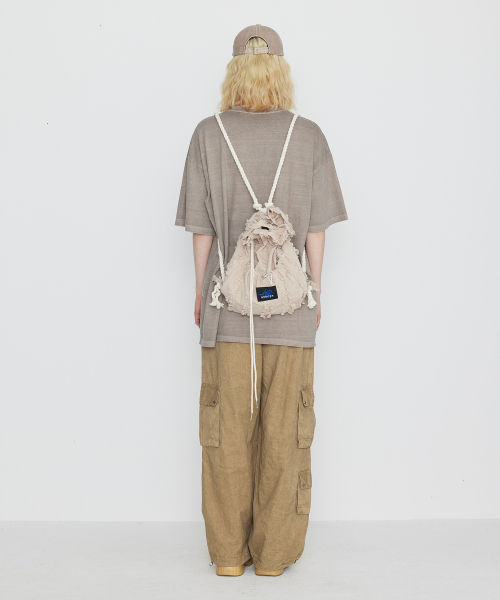 SSERPE（セルぺ）の「放浪者バッグ ベージュ（バックパック/リュック・レディース・その他・S/M）」の5枚目の写真