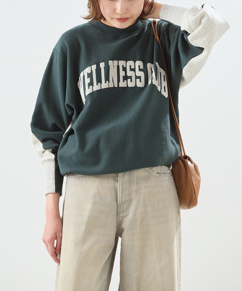 別注【INSCRIRE/アンスクリア】ハイブリッドスウェット（スウェット