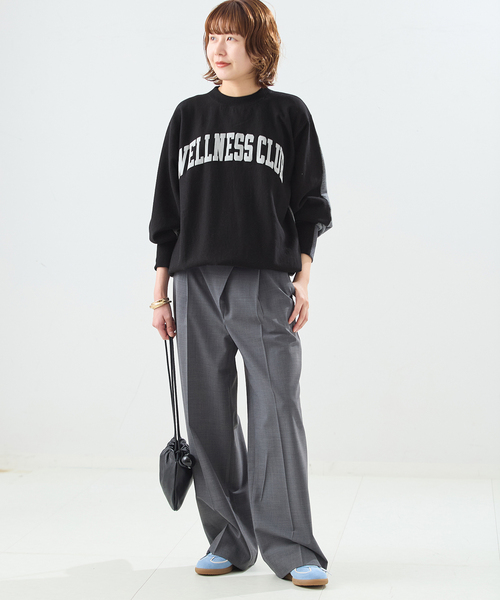 別注【INSCRIRE/アンスクリア】ハイブリッドスウェット（スウェット