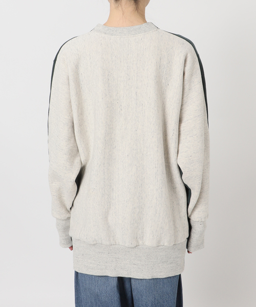 INSCRIRE(アンスクリア)の「別注【INSCRIRE/アンスクリア】ハイブリッドスウェット(スウェット・レディース・チャコールグレー/グリーン/ブラック・FREE)」の8枚目の写真