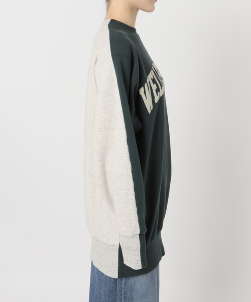 INSCRIRE(アンスクリア)の「別注【INSCRIRE/アンスクリア】ハイブリッドスウェット(スウェット・レディース・チャコールグレー/グリーン/ブラック・FREE)」の9枚目の写真