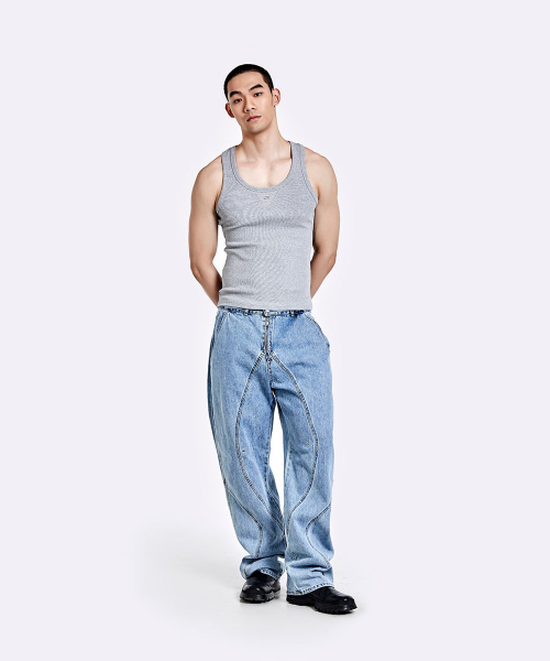 51%(フィフティーワンパーセント)の「メタルロゴノースリーブ - グレー(Tシャツ/カットソー・メンズ・その他・M/L)」の4枚目の写真
