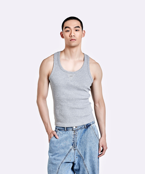 51%(フィフティーワンパーセント)の「メタルロゴノースリーブ - グレー(Tシャツ/カットソー・メンズ・その他・M/L)」の7枚目の写真