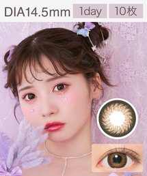 marble（マーブル）の「Marble 1day ハニーマカロン （10枚入り）（コンタクトレンズ・カラコン）」