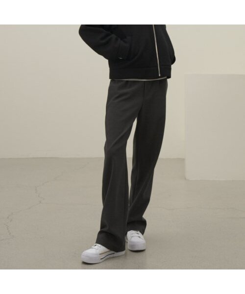 ACUD(アクド)の「(起毛) セミワイドパンツ _グレー(スラックス・レディース・グレー・S/M/L)」の1枚目の写真