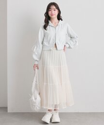 OLIVE des OLIVE | チュールティアードスカート(スカート)