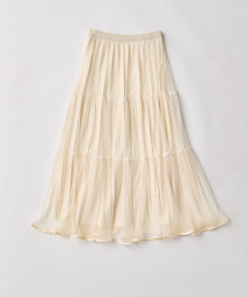 OLIVE des OLIVE（オリーブデオリーブ）の「チュールティアードスカート（スカート・レディース・ブラック/アイボリー・FREE）」の11枚目の写真