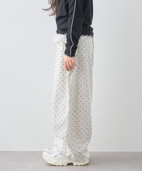 CIAOPANIC TYPY（チャオパニックティピー）の「【KIDS】《ジュニアサイズあり》ウエストレースドットスウェットパンツ（その他パンツ・キッズ・ブラック/グレー・110/130/150）」の13枚目の写真