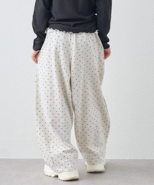 CIAOPANIC TYPY（チャオパニックティピー）の「【KIDS】《ジュニアサイズあり》ウエストレースドットスウェットパンツ（その他パンツ・キッズ・ブラック/グレー・110/130/150）」の14枚目の写真