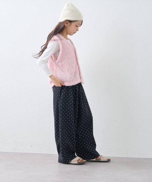 CIAOPANIC TYPY（チャオパニックティピー）の「【KIDS】ウエストレースドットスウェットパンツ《ジュニアサイズあり》（その他パンツ・キッズ・ブラック/グレー・110/130/150）」の16枚目の写真