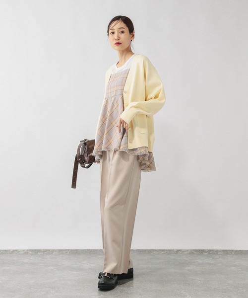 GLOBAL WORK(グローバルワーク)の「フリンジチェックビスチェ/633904(その他トップス・レディース・ホワイト系8/ブラック系9/ブラウン系8/ブルー系その他・FREE)」の20枚目の写真