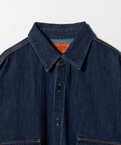ASTRAET（アストラット）の「＜LANCER＞デニム レギュラーカラーシャツ（シャツ/ブラウス・レディース・ライトブルー/ネイビー・M）」の4枚目の写真