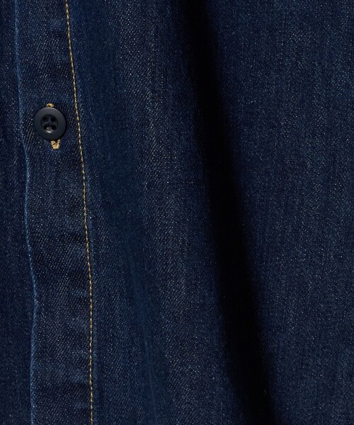 ASTRAET（アストラット）の「＜LANCER＞デニム レギュラーカラーシャツ（シャツ/ブラウス・レディース・ライトブルー/ネイビー・M）」の7枚目の写真