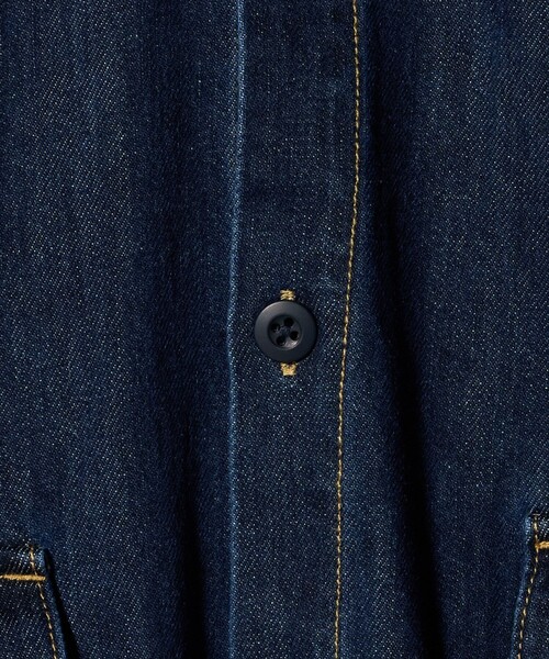 ASTRAET（アストラット）の「＜LANCER＞デニム レギュラーカラーシャツ（シャツ/ブラウス・レディース・ライトブルー/ネイビー・M）」の8枚目の写真
