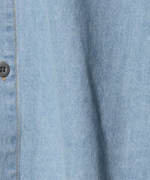 ASTRAET（アストラット）の「＜LANCER＞デニム レギュラーカラーシャツ（シャツ/ブラウス・レディース・ライトブルー/ネイビー・M）」の11枚目の写真