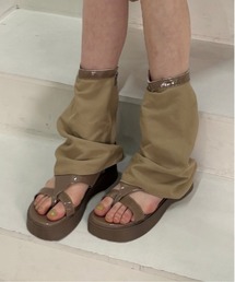 ルーズシルエット サンダルブーツ