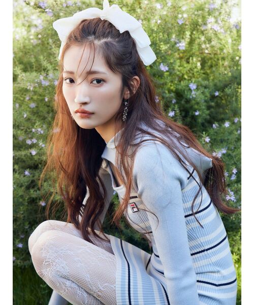 FILA（フィラ）の「【FILA】フーディミニニットワンピース（ワンピース・レディース・ベージュ/ブルー/ブラック・FREE）」の8枚目の写真