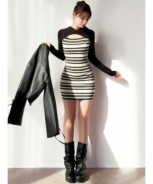 FILA（フィラ）の「【FILA】フーディミニニットワンピース（ワンピース・レディース・ベージュ/ブルー/ブラック・FREE）」の19枚目の写真