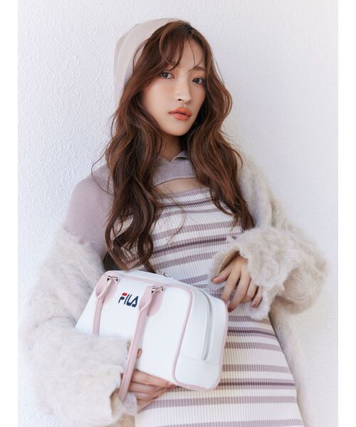 FILA(フィラ)の「【FILA】フーディミニニットワンピース(ワンピース・レディース・ベージュ/ブルー/ブラック・FREE)」の21枚目の写真