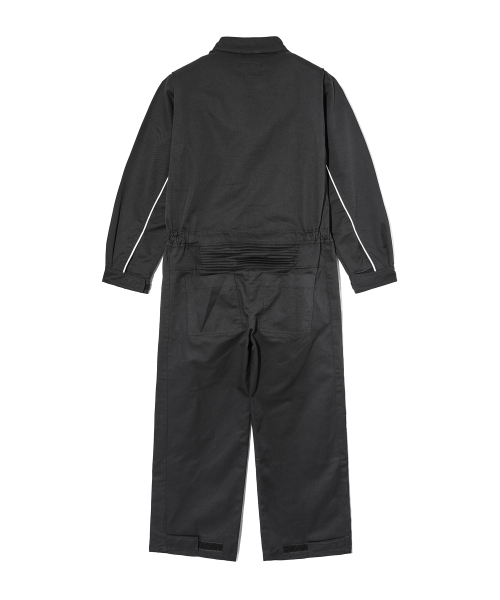 セール】Motorcycle Long sleeve Overall Black（つなぎ