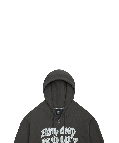 LUVISTRUE（ラヴイズトゥルー）の「LOVE PATCH HOOD ZIPUP(CHARCOAL)（パーカー・レディース・その他・FREE）」の12枚目の写真