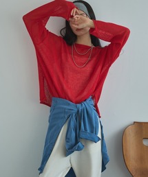 Doux archives | 【ZOZO限定】ペーパーヤーンルーズプルオーバー(ニット/セーター)