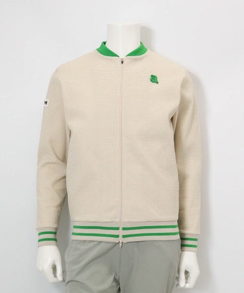 archivio(アルチビオ)の「<MENS>UVワッフルジップブルゾン(ブルゾン・メンズ・ネイビー/ベージュ・LL/L/M)」の3枚目の写真