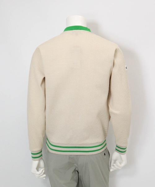 archivio(アルチビオ)の「<MENS>UVワッフルジップブルゾン(ブルゾン・メンズ・ネイビー/ベージュ・LL/L/M)」の5枚目の写真