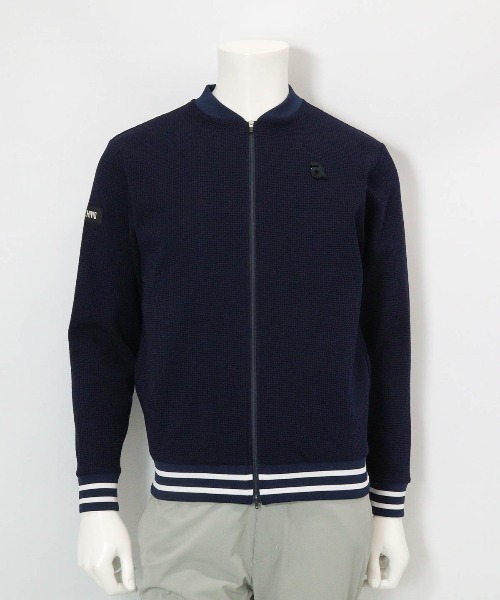 archivio(アルチビオ)の「<MENS>UVワッフルジップブルゾン(ブルゾン・メンズ・ネイビー/ベージュ・LL/L/M)」の6枚目の写真