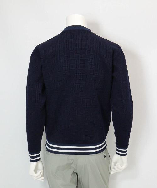 archivio(アルチビオ)の「<MENS>UVワッフルジップブルゾン(ブルゾン・メンズ・ネイビー/ベージュ・LL/L/M)」の7枚目の写真
