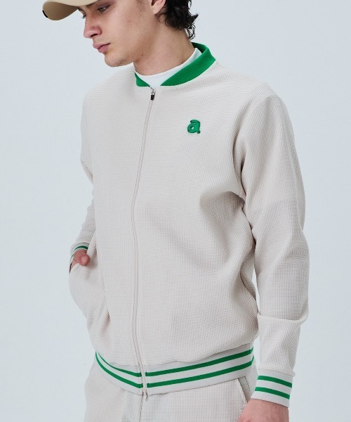 archivio(アルチビオ)の「<MENS>UVワッフルジップブルゾン(ブルゾン・メンズ・ネイビー/ベージュ・LL/L/M)」の8枚目の写真