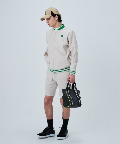 archivio(アルチビオ)の「<MENS>UVワッフルジップブルゾン(ブルゾン・メンズ・ネイビー/ベージュ・LL/L/M)」の13枚目の写真