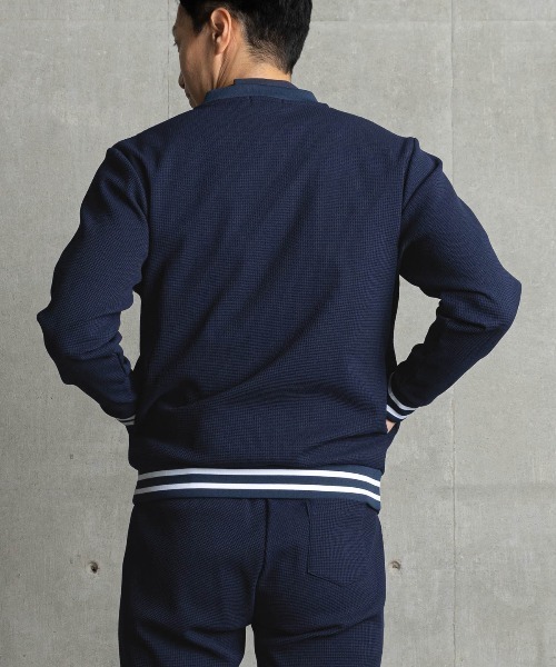 archivio(アルチビオ)の「<MENS>UVワッフルジップブルゾン(ブルゾン・メンズ・ネイビー/ベージュ・LL/L/M)」の16枚目の写真