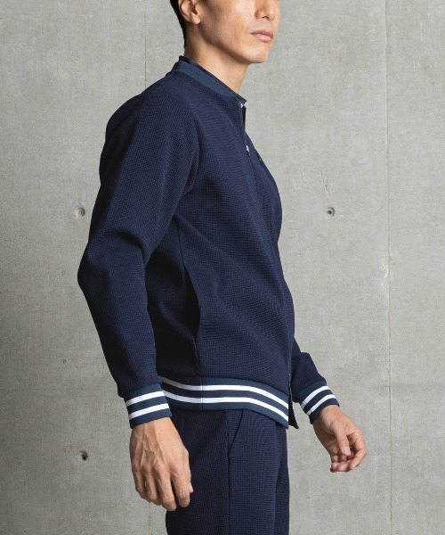 archivio(アルチビオ)の「<MENS>UVワッフルジップブルゾン(ブルゾン・メンズ・ネイビー/ベージュ・LL/L/M)」の17枚目の写真