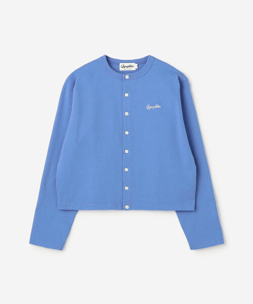 GYMPHLEX（ジムフレックス）の「Gymphlex | コットン 長袖ショートカーディガン WOMEN（カーディガン/ボレロ・レディース・レッド/グレー/サックスブルー/ブラック・14）」の7枚目の写真