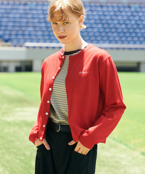 Gymphlex | コットン 長袖ショートカーディガン WOMEN（カーディガン