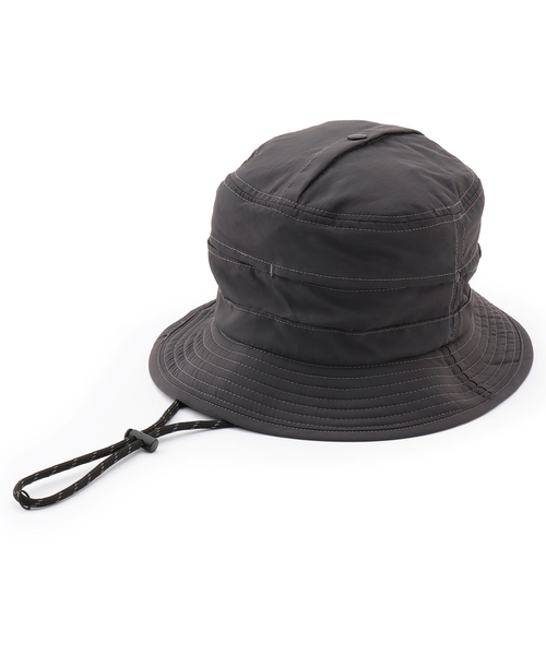 b・ROOM（ビールーム）の「【スクール対応】【撥水・防汚・耐久・UV】小さく収納できるハット（反射シート付き)（ハット・キッズ・ダークオレンジ/ブラック/ブルーグリーン/カーキ/ベージュ/チャコール・54cm/52cm）」の8枚目の写真