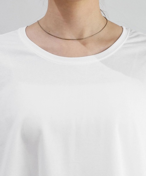 tiptop(ティップトップ)の「裾レースロンT(Tシャツ/カットソー・レディース・オフホワイト/ブラック・FREE)」の11枚目の写真