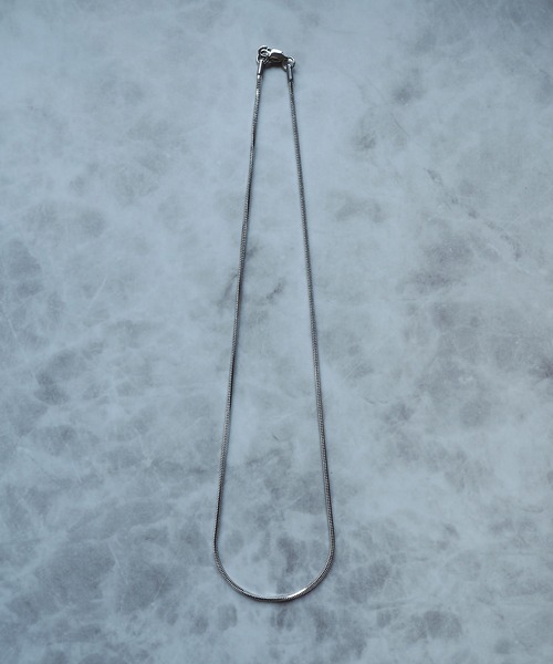 ARROWM（アローム）の「ARROWM スネークチェーンネックレス（ネックレス・メンズ・シルバー・FREE）」の3枚目の写真