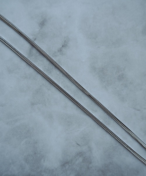 ARROWM（アローム）の「ARROWM スネークチェーンネックレス（ネックレス・メンズ・シルバー・FREE）」の4枚目の写真