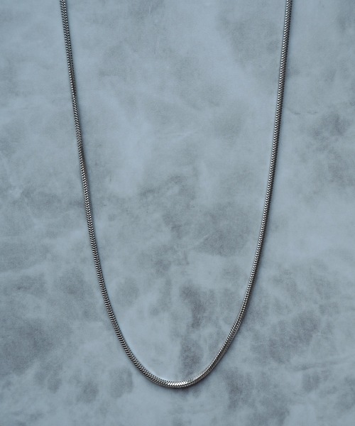 ARROWM（アローム）の「ARROWM スネークチェーンネックレス（ネックレス・メンズ・シルバー・FREE）」の7枚目の写真