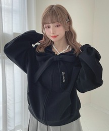 F i.n.t | ビッグリボンZIPパーカー/fint フィント(パーカー)