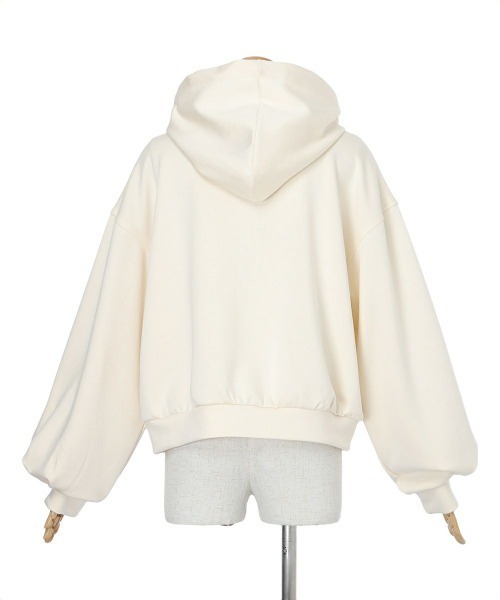 F i.n.t（フィント）の「ビッグリボンZIPパーカー/fint フィント（パーカー・レディース・ライトブルー/アイボリー/ブラック・FREE）」の13枚目の写真