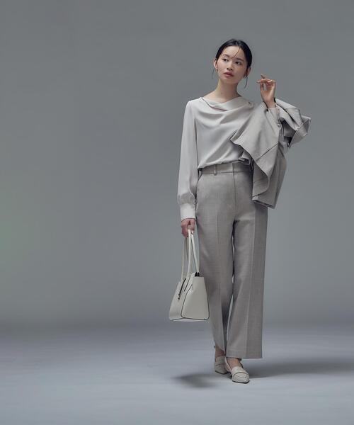 NATURAL BEAUTY BASIC(ナチュラルビューティーベーシック)の「◇リネンライク SETUP ストレートパンツ(その他パンツ・レディース・ブラウン/ベージュ・SMALL/MEDIUM/LARGE)」の13枚目の写真