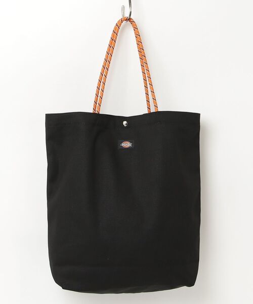 Dickies（ディッキーズ）の「【DICKIES/ディッキーズ】LOGO PRINT ROPE TOTE BAG / ロゴプリントロープトートバッグ（トートバッグ・レディース・アイボリー/ブラック/オフホワイト/ブラック系・FREE）」の20枚目の写真