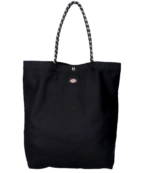 Dickies（ディッキーズ）の「【DICKIES/ディッキーズ】LOGO PRINT ROPE TOTE BAG / ロゴプリントロープトートバッグ（トートバッグ・レディース・アイボリー/ブラック/オフホワイト/ブラック系・FREE）」の16枚目の写真