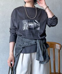 グラフィックプリントロゴTEE